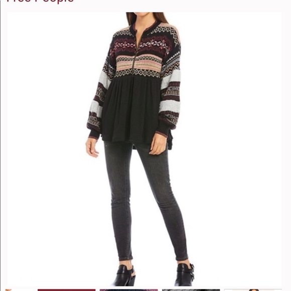 NWT Free People Cozy Cottage Sweater - Picture 9 of 15